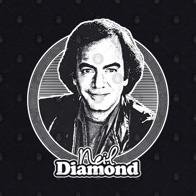 Neil Diamond // Retro 70s Fan Design by DankFutura